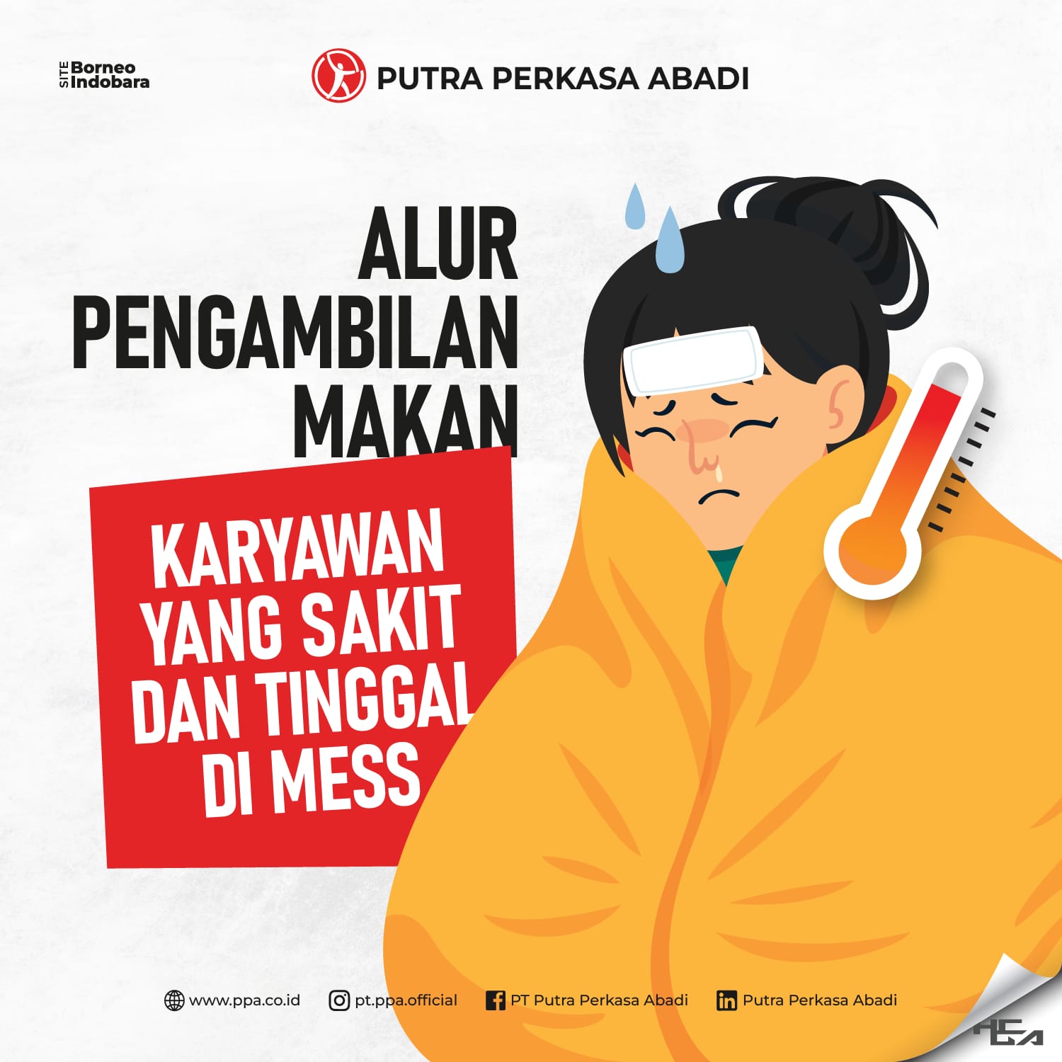 Alur Pengambilan Makan Karyawan Yang Sakit Dan Tinggal Di Mess