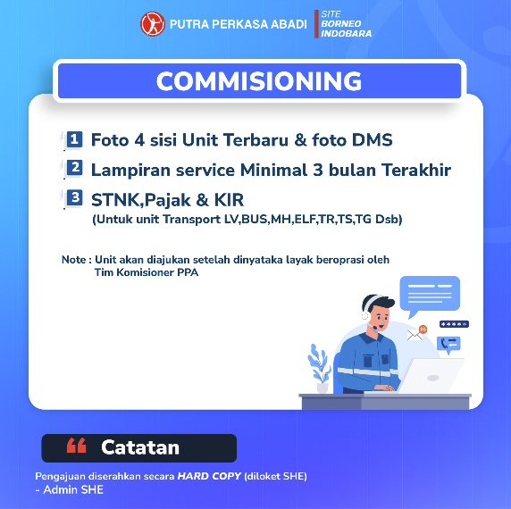 Proses Commissioning Unit Operasional