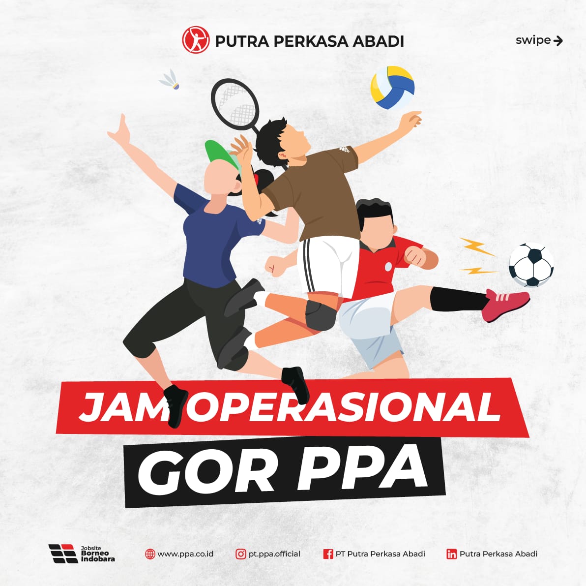 Informasi Jam Operasional GOR PPA