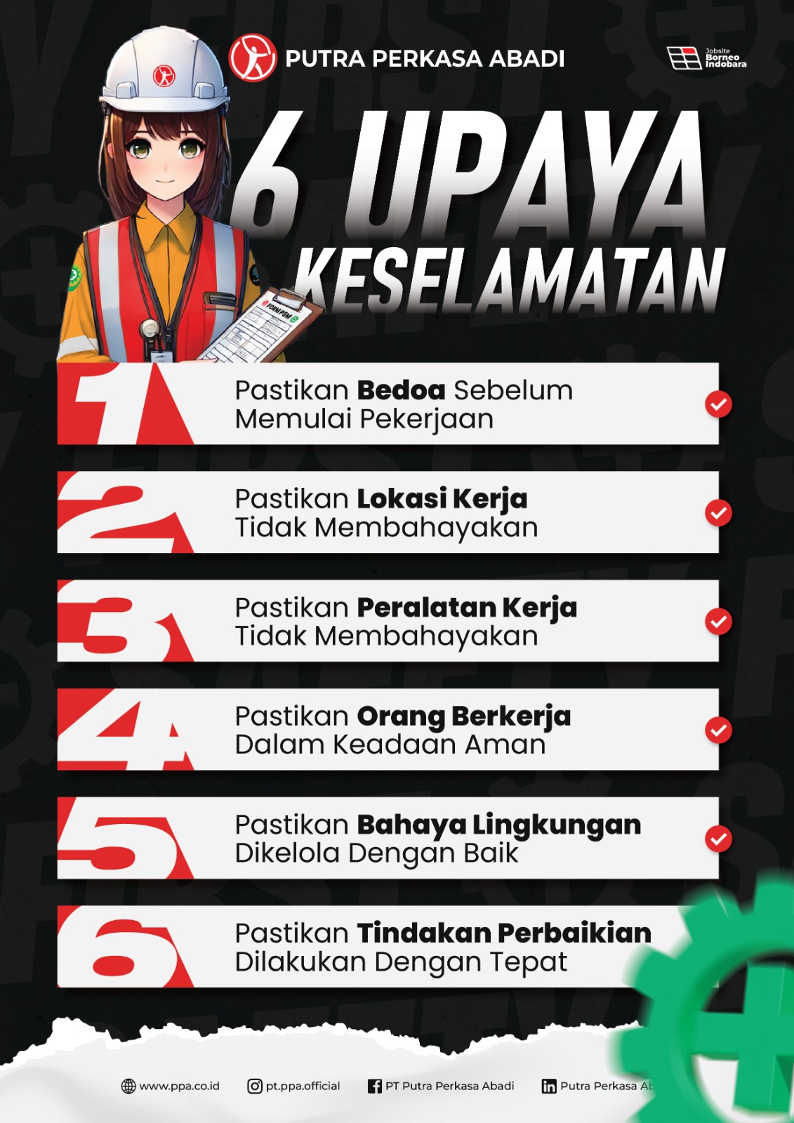 6 Upaya Keselamatan