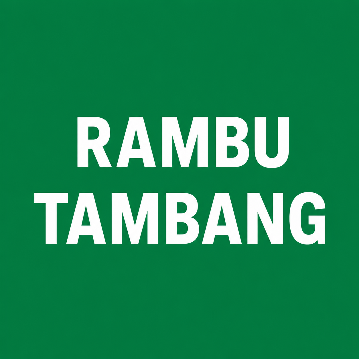 Rambu Tambang