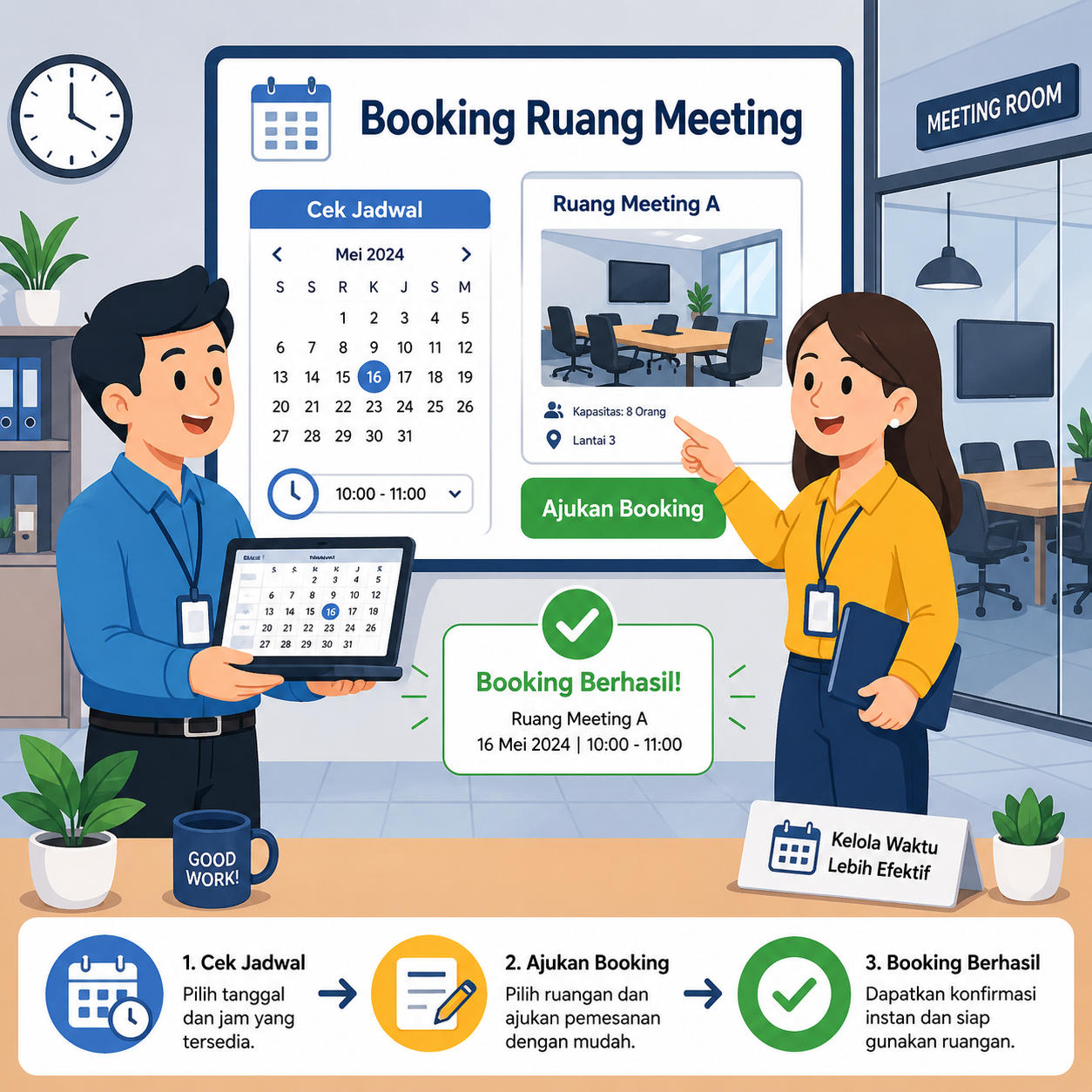 Booking Ruang Meeting Main Office