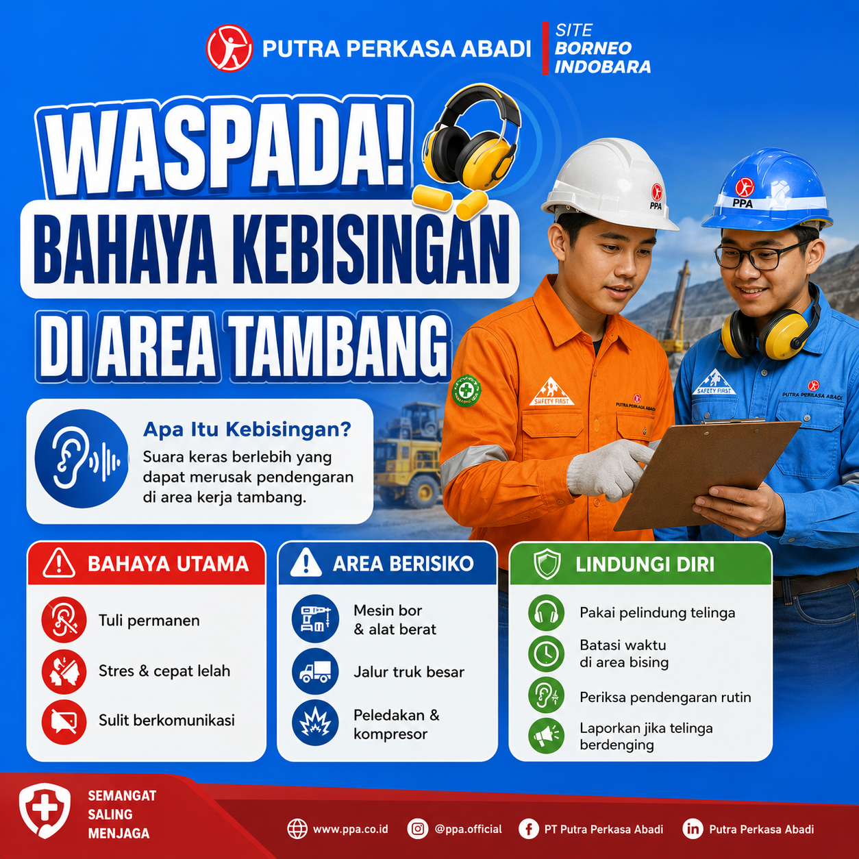Bahaya Kebisingan di Area Tambang