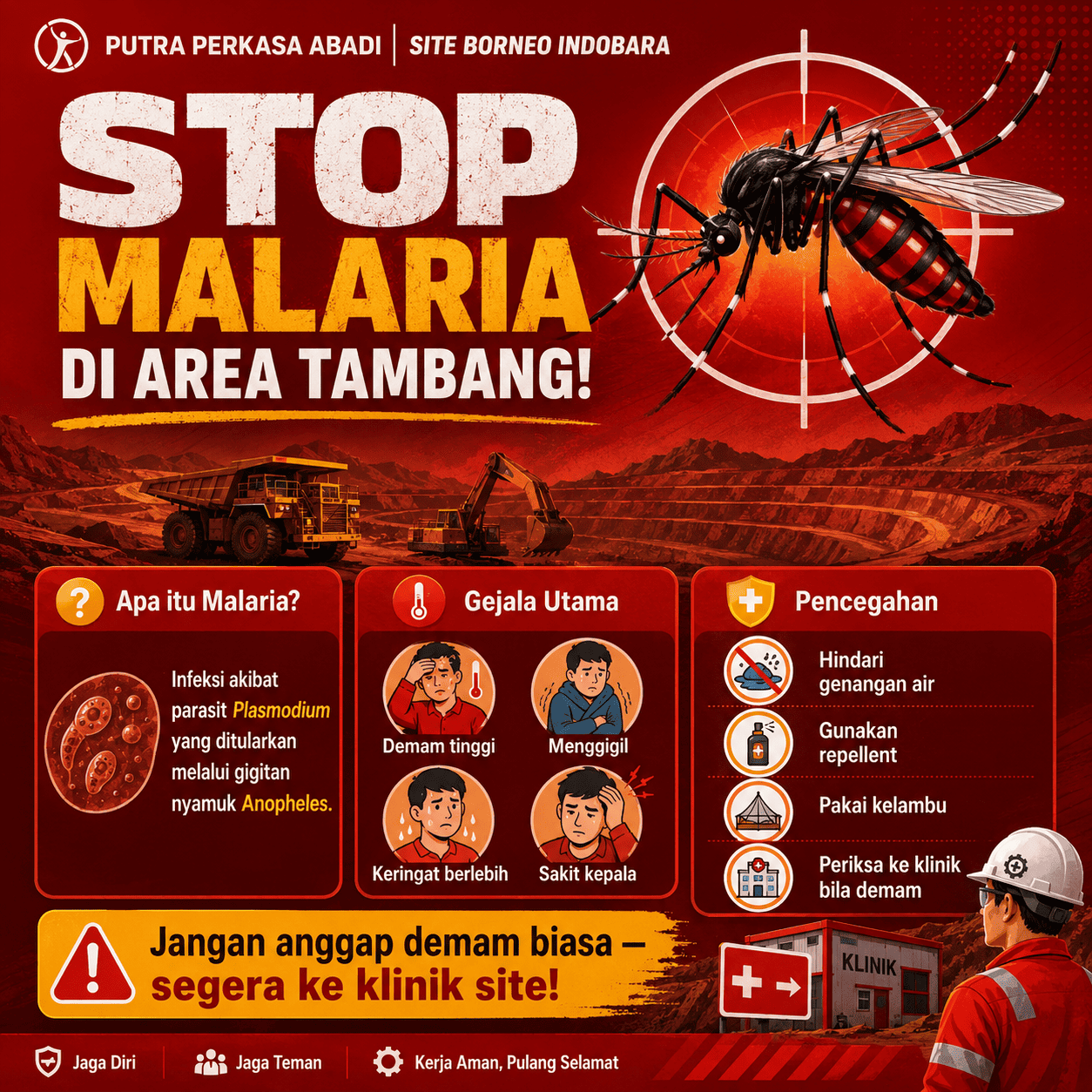 Stop Malaria di Area Tambang